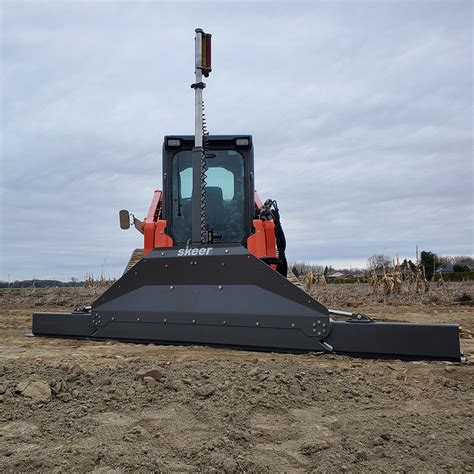 grading blade on bobcat skid steer|grading driveway with skid steer.